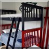 F63. Painted bunk beds. 